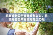 想离婚老公不肯离婚怎么办，想离婚老公不肯离婚怎么办呢