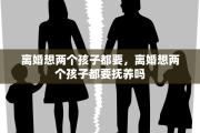 离婚想两个孩子都要，离婚想两个孩子都要抚养吗