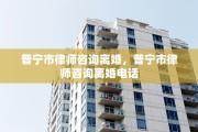 普宁市律师咨询离婚，普宁市律师咨询离婚电话
