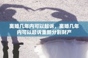 离婚几年内可以起诉，离婚几年内可以起诉重新分割财产