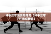 分手三年没离婚咋办（分手三年了还有感情吗）