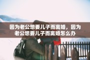 因为老公想要儿子而离婚，因为老公想要儿子而离婚怎么办