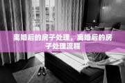 离婚后的房子处理，离婚后的房子处理流程