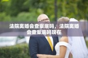 法院离婚会查案底吗，法院离婚会查案底吗现在
