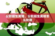 公职超生离婚，公职超生离婚怎么处理