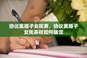 协议离婚子女抚养，协议离婚子女抚养权如何确定