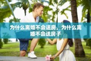 为什么离婚不会送房，为什么离婚不会送房子