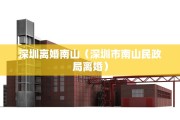 深圳离婚南山（深圳市南山民政局离婚）