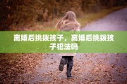 离婚后挑拨孩子，离婚后挑拨孩子犯法吗