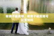 被妻子骗离婚，被妻子骗离婚可以告她吗