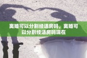 离婚可以分割经适房吗，离婚可以分割经适房吗现在