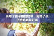 离婚了孩子给奶奶带，离婚了孩子给奶奶带好吗