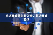 起诉离婚网上怎么查，起诉离婚查询