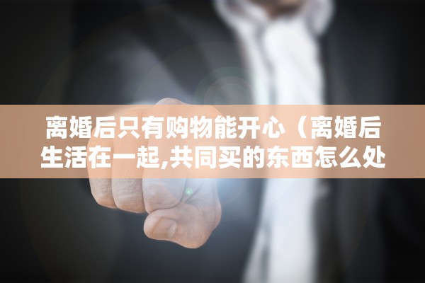 离婚后只有购物能开心（离婚后生活在一起,共同买的东西怎么处理）
