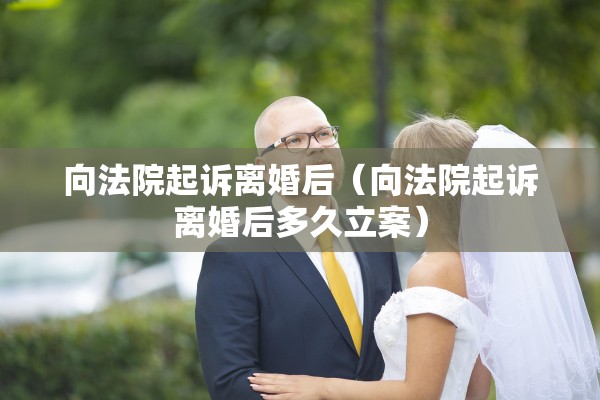 向法院起诉离婚后（向法院起诉离婚后多久立案）