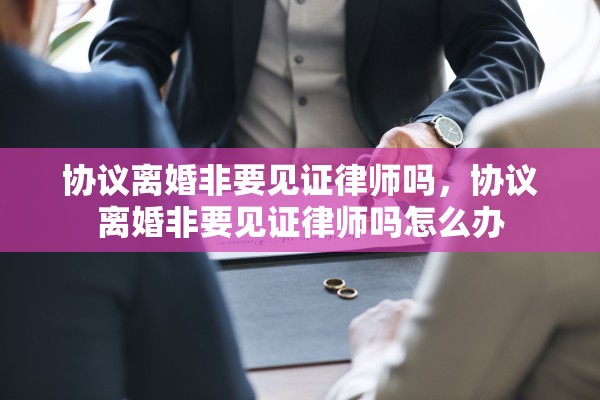 协议离婚非要见证律师吗，协议离婚非要见证律师吗怎么办