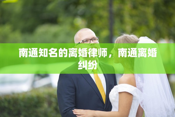 南通知名的离婚律师，南通离婚纠纷