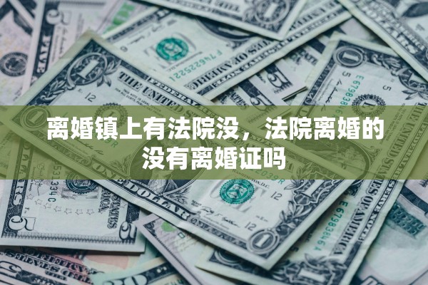 离婚镇上有法院没，法院离婚的没有离婚证吗
