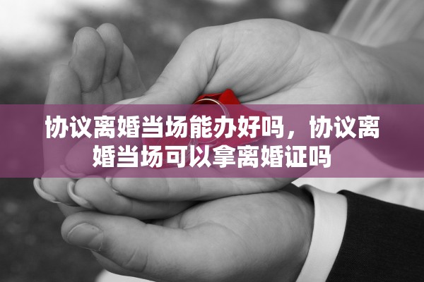 协议离婚当场能办好吗，协议离婚当场可以拿离婚证吗