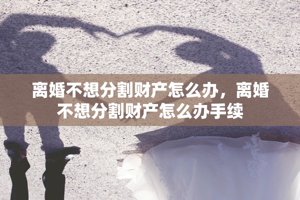 离婚不想分割财产怎么办，离婚不想分割财产怎么办手续
