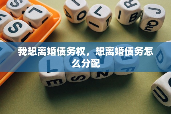 我想离婚债务权，想离婚债务怎么分配