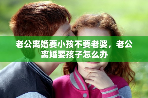老公离婚要小孩不要老婆，老公离婚要孩子怎么办