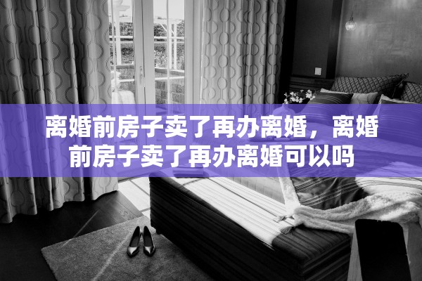 离婚前房子卖了再办离婚，离婚前房子卖了再办离婚可以吗