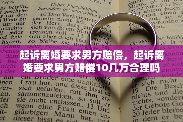 起诉离婚要求男方赔偿，起诉离婚要求男方赔偿10几万合理吗