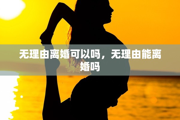 无理由离婚可以吗，无理由能离婚吗