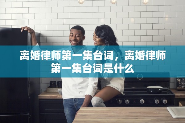 离婚律师第一集台词，离婚律师第一集台词是什么
