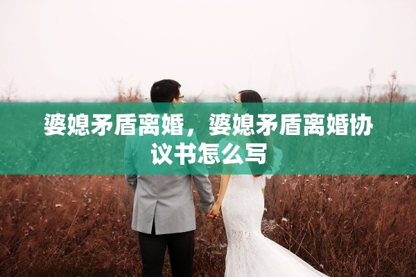 婆媳矛盾离婚，婆媳矛盾离婚协议书怎么写