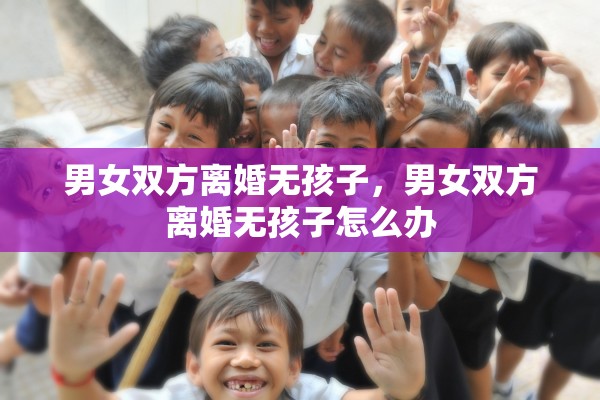 男女双方离婚无孩子，男女双方离婚无孩子怎么办