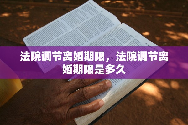 法院调节离婚期限，法院调节离婚期限是多久
