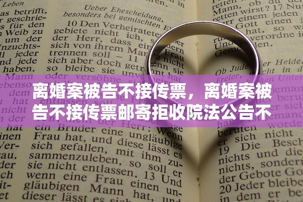 离婚案被告不接传票，离婚案被告不接传票邮寄拒收院法公告不了,怎么办