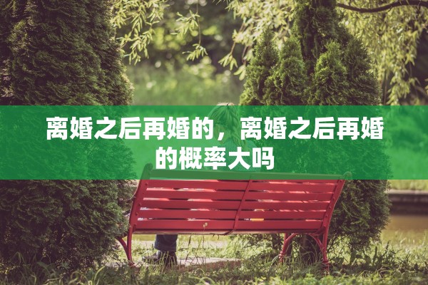 离婚之后再婚的，离婚之后再婚的概率大吗