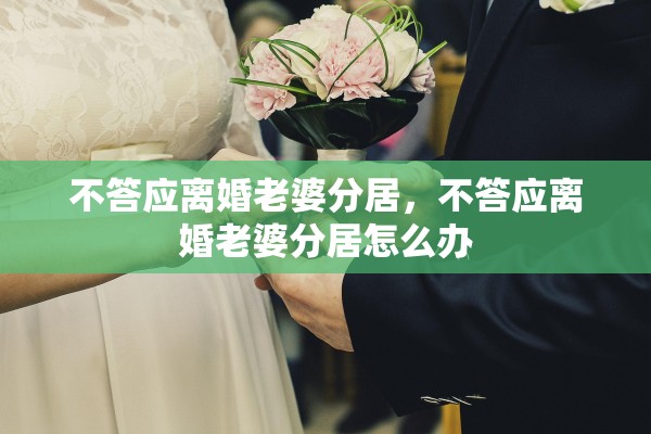 不答应离婚老婆分居，不答应离婚老婆分居怎么办