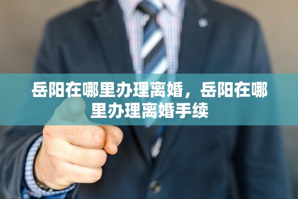 岳阳在哪里办理离婚，岳阳在哪里办理离婚手续