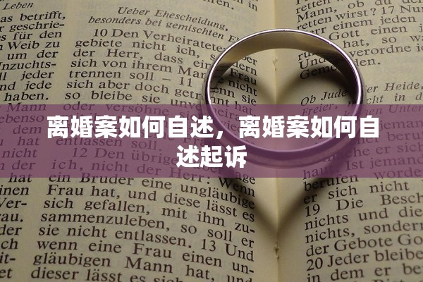 离婚案如何自述，离婚案如何自述起诉
