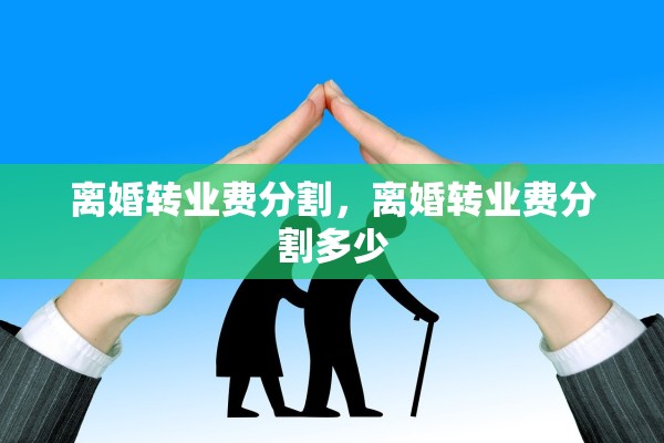离婚转业费分割，离婚转业费分割多少