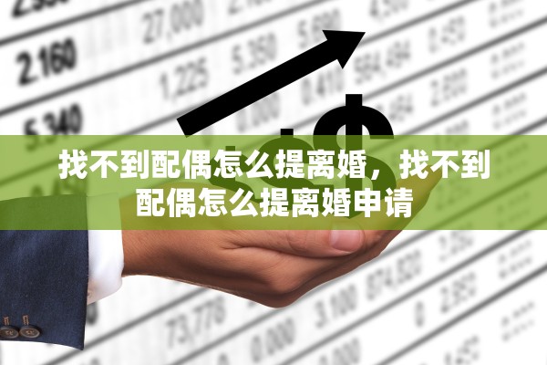 找不到配偶怎么提离婚，找不到配偶怎么提离婚申请