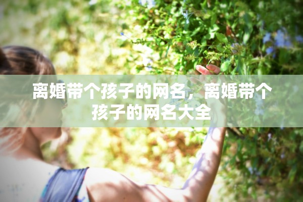 离婚带个孩子的网名，离婚带个孩子的网名大全