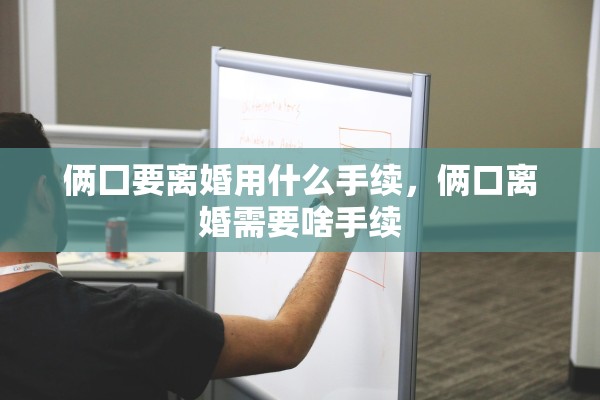 俩囗要离婚用什么手续，俩口离婚需要啥手续