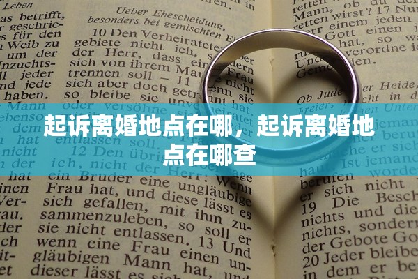 起诉离婚地点在哪，起诉离婚地点在哪查