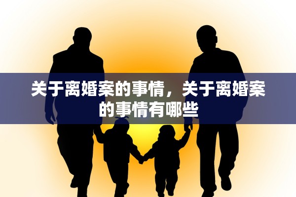 关于离婚案的事情，关于离婚案的事情有哪些