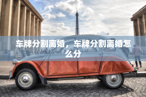 车牌分割离婚，车牌分割离婚怎么分