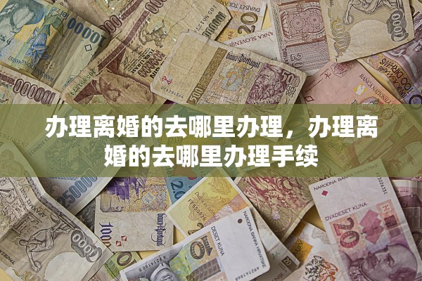 办理离婚的去哪里办理，办理离婚的去哪里办理手续