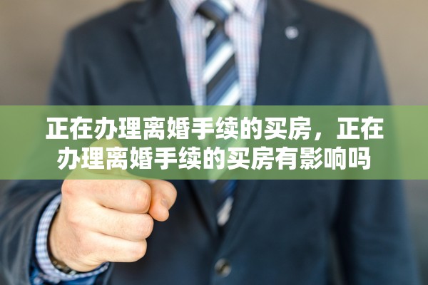 正在办理离婚手续的买房，正在办理离婚手续的买房有影响吗