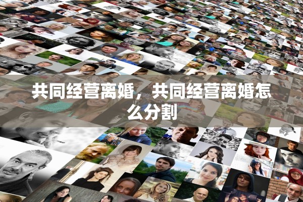 共同经营离婚，共同经营离婚怎么分割
