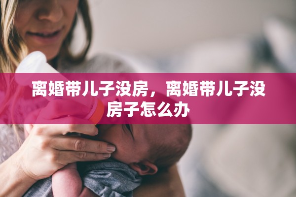 离婚带儿子没房，离婚带儿子没房子怎么办