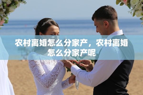 农村离婚怎么分家产，农村离婚怎么分家产呢